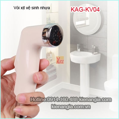 Vòi xịt vệ sinh bằng nhựa cho trẻ em  KAG-KV04