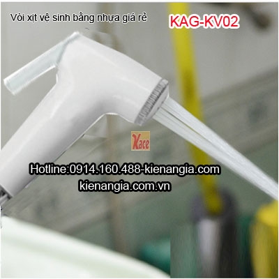 Vòi xịt vệ sinh bằng nhựa nước mạnh KAG-KV02