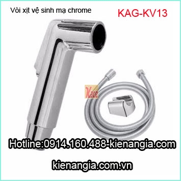 Vòi xịt vệ sinh màu chrome sáng bóng KAG-KV13