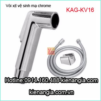 Vòi xịt vệ sinh màu chrome sáng bóng KAG-KV16