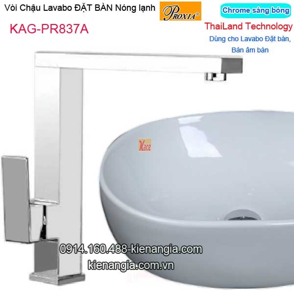 Vòi lavabo nổi đặt bàn Thailand-Proxia KAG-PR837A