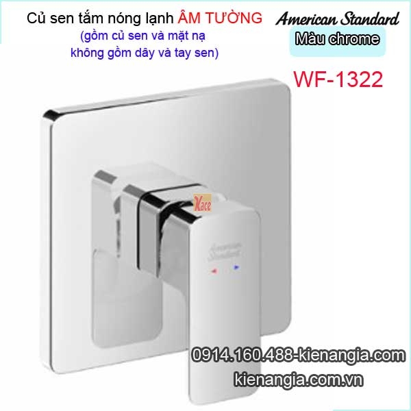 Vòi củ sen tắm âm tường nóng lạnh American standard-WF-1322