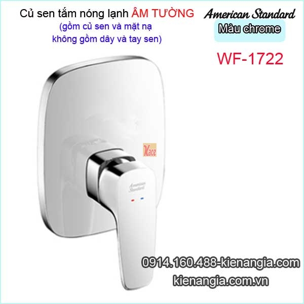 Vòi củ sen tắm âm tường nóng lạnh American standard-WF-1722