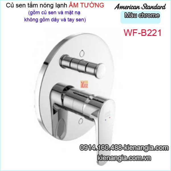 Vòi củ sen tắm âm tường nóng lạnh American standard-WF-B221
