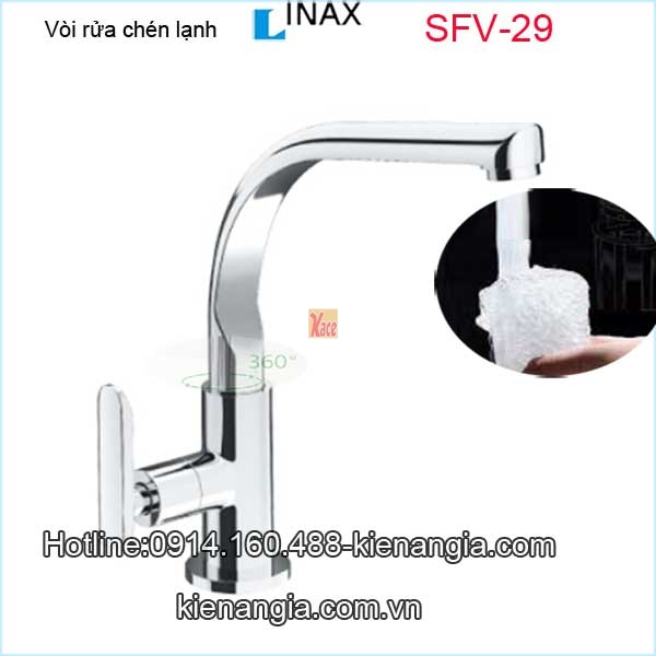 Vòi rửa chén lạnh,vòi bếp cao cấp Inax-SFV-29