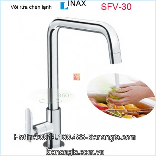 Vòi rửa chén lạnh,vòi bếp cao cấp Inax-SFV-30