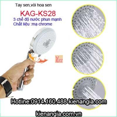 Vòi hoa sen 3 chức năng KAG-KS28