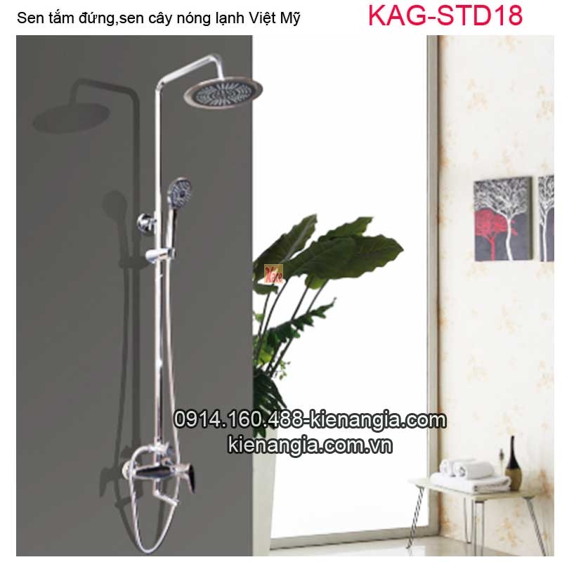 Sen tắm đứng,sen cây nóng lạnh Việt Mỹ KAG-STD18