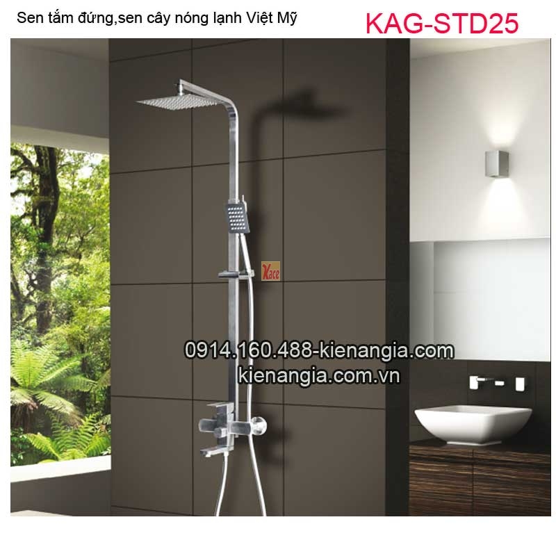 Sen tắm đứng,sen cây nóng lạnh Việt Mỹ KAG-STD25