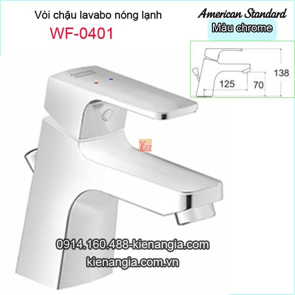 Vòi chậu lavabo nóng lạnh American-standard WF-0401
