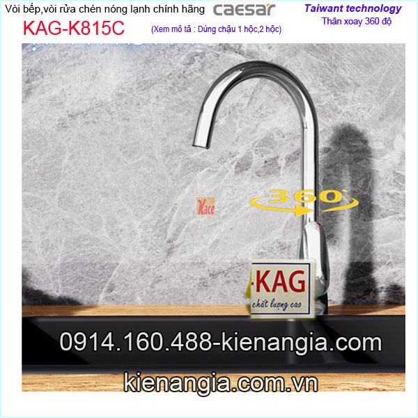 KAG-K815C-Voi-rua-chen-xoay-360-do-nong-lanh-chinh-hang-Caesar-KAG-K815C-1