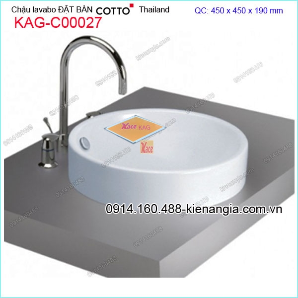 KAG-C00027-Chau-lavabo-tron-dat-ban-COTTO-Thailand-KAG-C00027-1