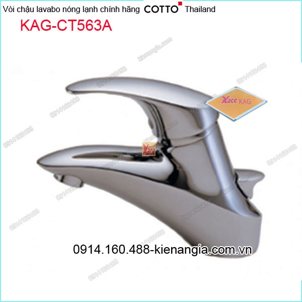 Vòi chậu lavabo nóng lạnh COTTO Made in Thailand KAG-CT563A