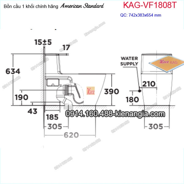 KAG-VF1808T-Bon-cau-1-khoi-American-Standard-KAG-VF1808T-Kich-thuoc-lap-dat