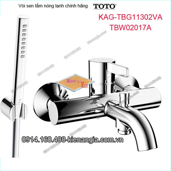 Vòi sen tắm nóng lạnh TOTO chính hãng KAG-TBG11302VA02017A