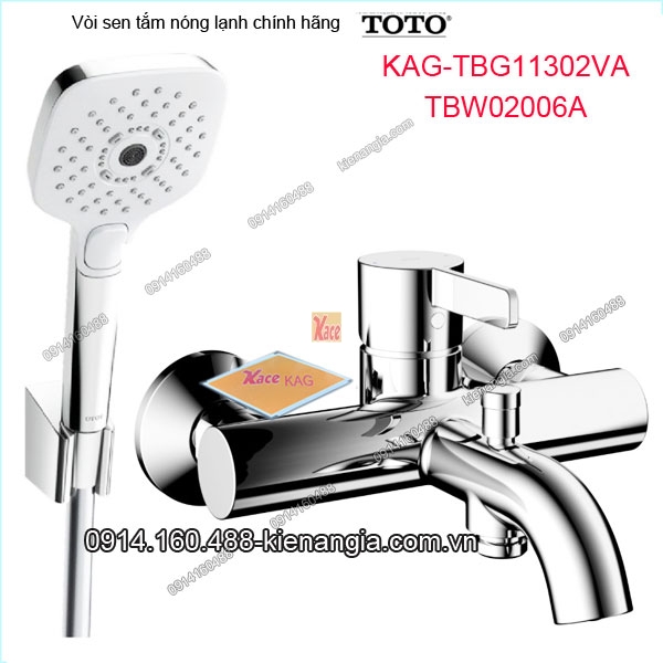 Vòi sen tắm nóng lạnh TOTO chính hãng KAG-TBG11302VA02006A