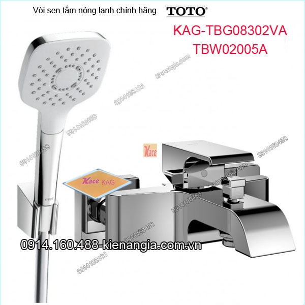 Vòi sen tắm nóng lạnh TOTO chính hãng KAG-TBG08302VA02005A
