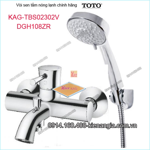 Vòi sen tắm nóng lạnh TOTO chính hãng KAG-TBS02302V108ZR