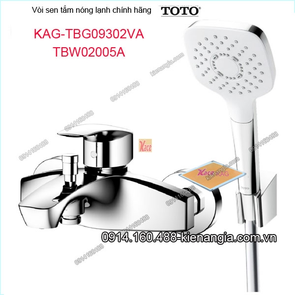 Vòi sen tắm nóng lạnh TOTO chính hãng KAG-TBG09302VA02005A