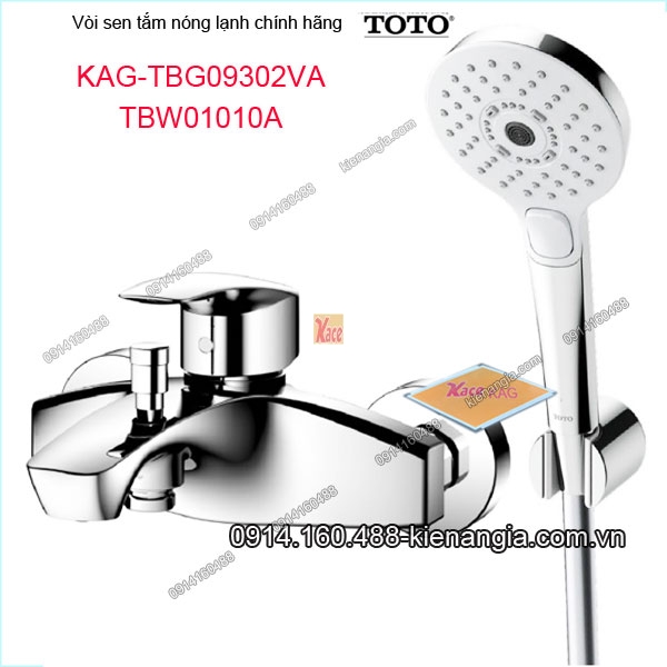 Vòi sen tắm nóng lạnh TOTO chính hãng KAG-TBG09302VA01010A