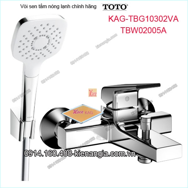 Vòi sen tắm nóng lạnh TOTO chính hãng KAG-TBG10302VA02005A