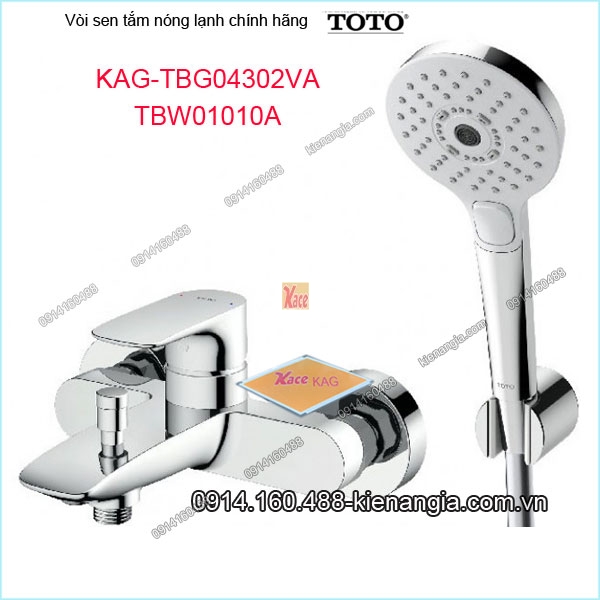 Vòi sen tắm nóng lạnh TOTO chính hãng KAG-TBG04302VA01010A