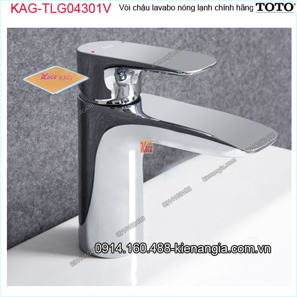 Vòi chậu lavabo nóng lạnh TOTO chính hãng KAG-TLG04301V