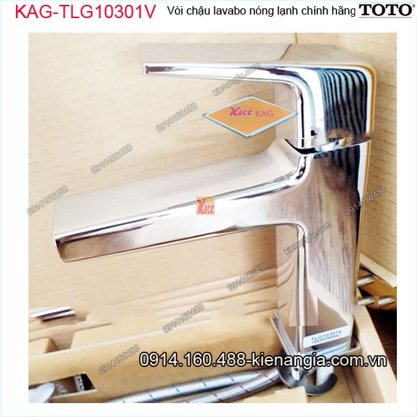 Vòi chậu lavabo nóng lạnh TOTO chính hãng KAG-TLG10301V