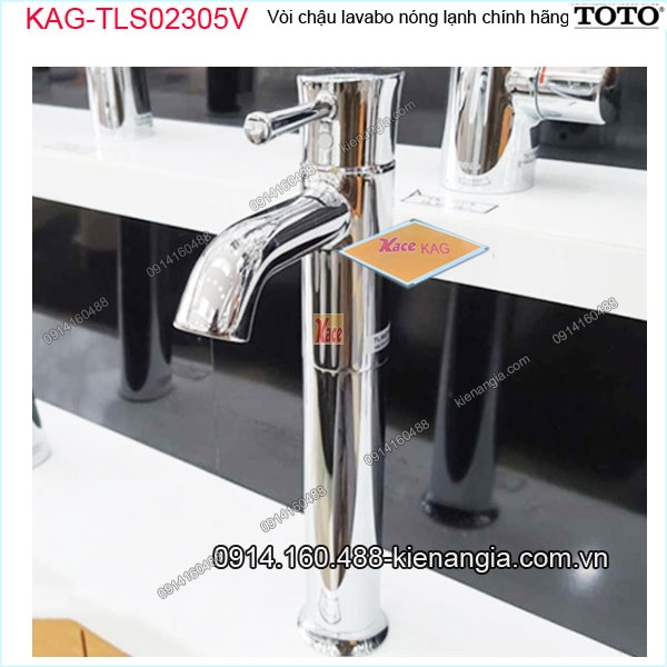 Vòi chậu lavabo ĐẶT BÀN nóng lạnh chính hãng TOTO KAG-TLS02305V