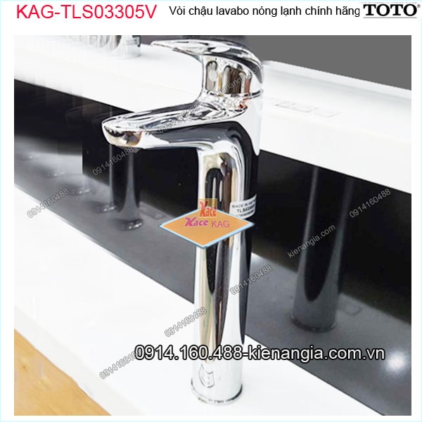 Vòi chậu lavabo ĐẶT BÀN nóng lạnh chính hãng TOTO KAG-TLS03305V
