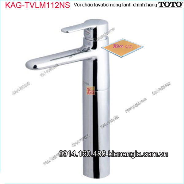 Vòi chậu lavabo ĐẶT BÀN nóng lạnh chính hãng TOTO KAG-TVLM112NS