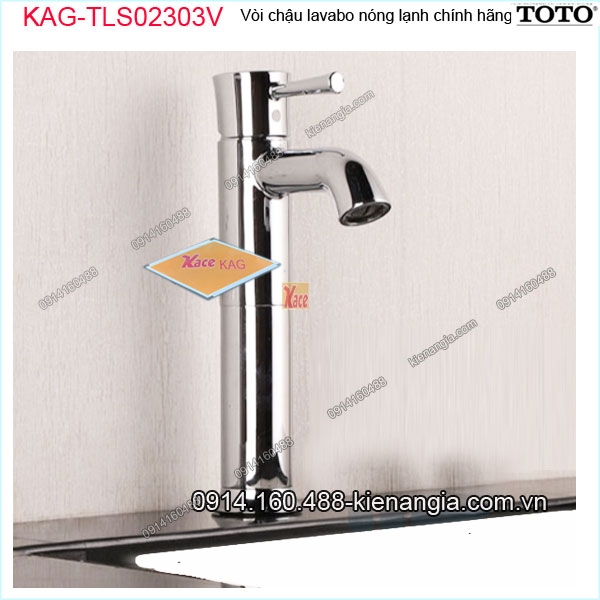 Vòi chậu lavabo ĐẶT BÀN nóng lạnh chính hãng TOTO KAG-TLS02303V