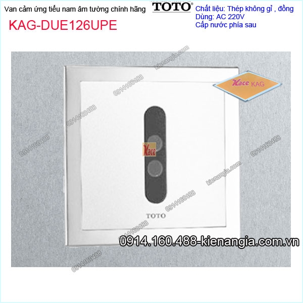 Van cảm ứng xả tiểu nam chính hãng TOTO KAG-DUE126UPE