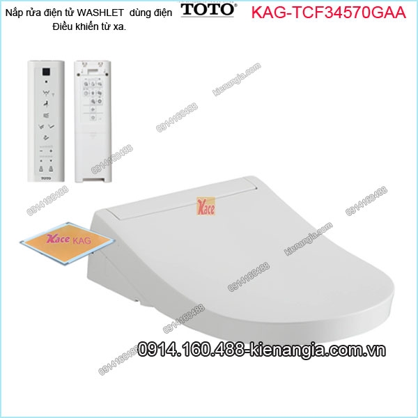 Nắp bồn cầu đa năng điện tử chính hãng TOTO KAG-TCF34570GAA