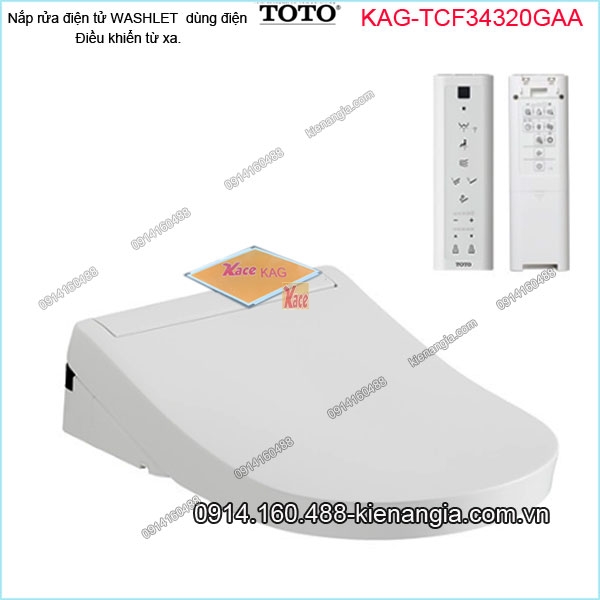 Nắp bồn cầu đa năng điện tử chính hãng TOTO KAG-TCF34320GAA