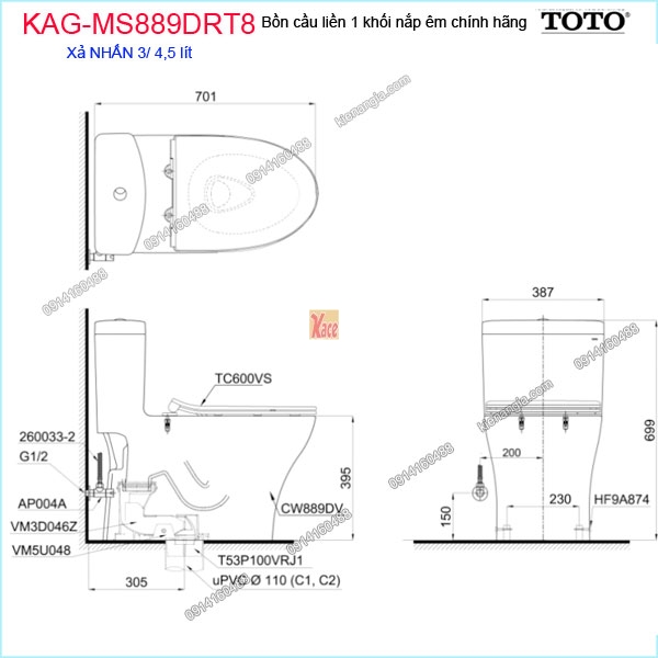 KAG-MS889DRT8-Bon-cau-lien-1-khoi-TOTO-chinh-hang-KAG-MS889DRT8-kich-thuoc-lap-dat