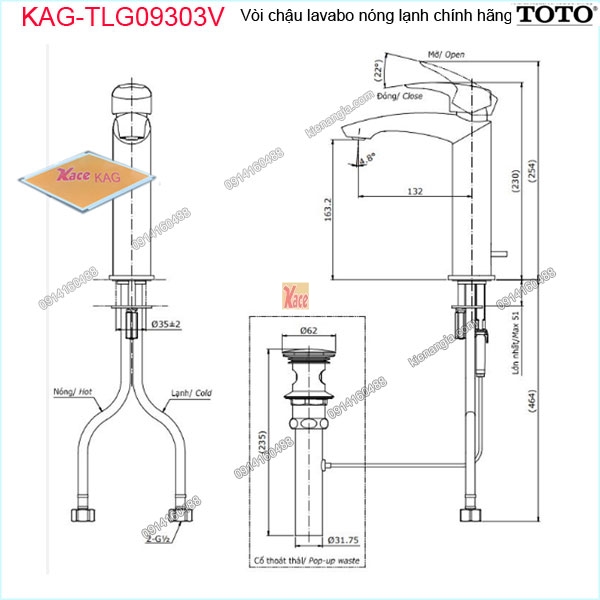 KAG-TLG09303V-Voi-chau-lavabo-BAN-AM-BAN-nong-lanh-chinh-hang-TOTO-KAG-TLG09303V-kich-thuoc