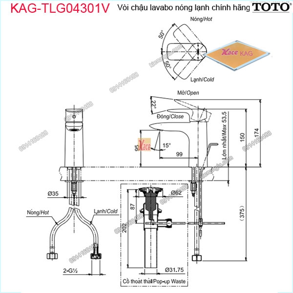 KAG-TLG04301V-Voi-chau-lavabo-nong-lanh-chinh-hang-TOTO-KAG-TLG04301V-kich-thuoc-lap-dat