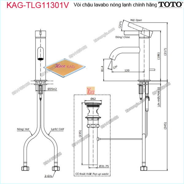 KAG-TLG11301V-Voi-chau-lavabo-nong-lanh-chinh-hang-TOTO-KAG-TLG11301V-kich-thuoc