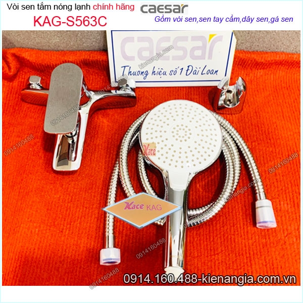 Sen tắm nóng lạnh chính hãng CAESAR KAG-S563C