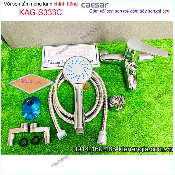 Sen tắm nóng lạnh chính hãng CAESAR KAG-S333C
