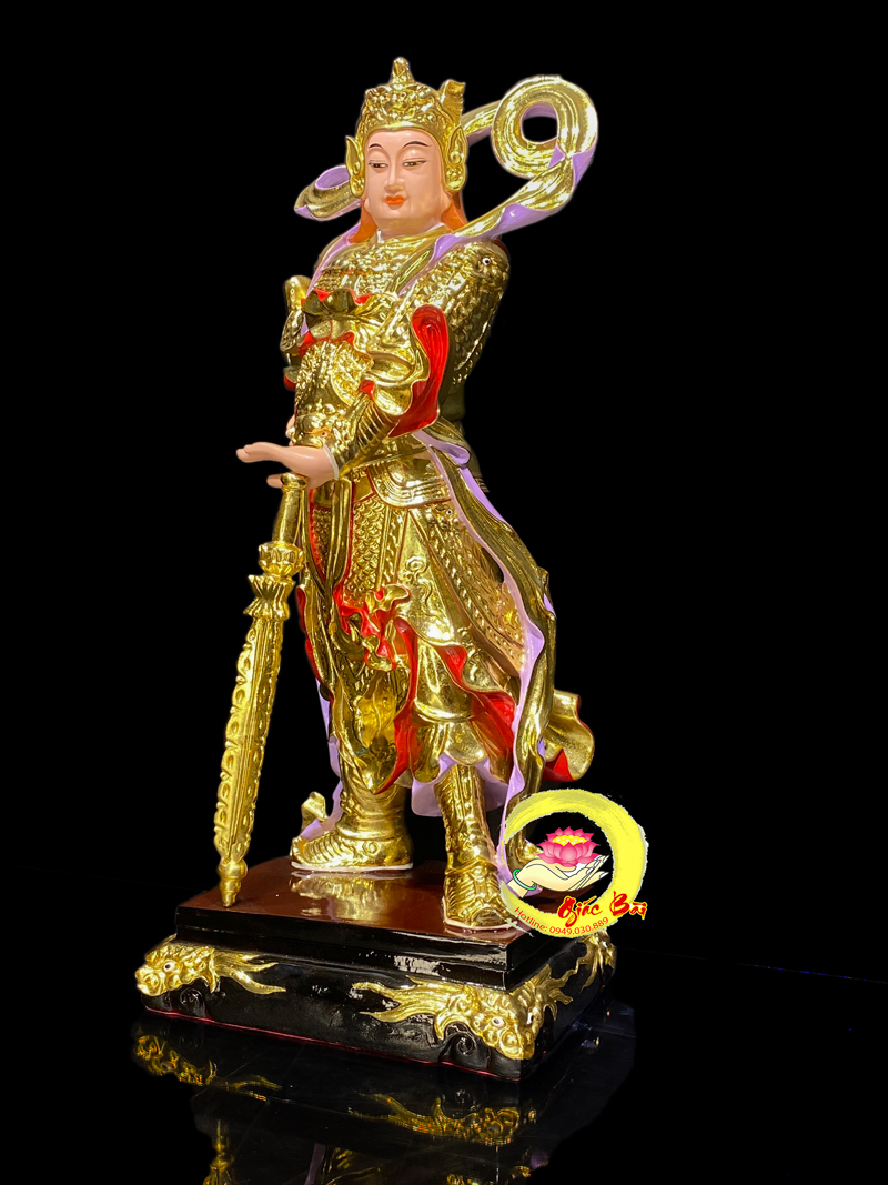 Tượng Vi Đà composite mạ vàng