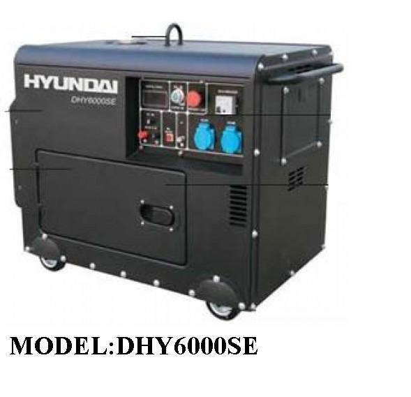 Máy phát điện Hyundai DHY 6000SE-3 (3 PHA)