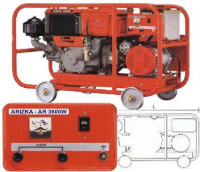 Máy phát điện ARIZKA AR-5500