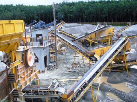 Máy nghiền sàng đá công suất 250 tấn/giờ
