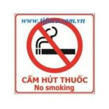 Biển báo cấm hút thuốc 2 