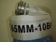 Vòi chữa cháy PVC có khớp nối D65-10bar-25m-4.25kg