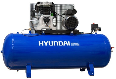 Máy nén khí trục quay Hyundai HY3200S -200L- 3Hp -dòng máy nén khí không tiếp điểm điện chuyên nghiệp