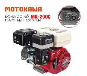 Động cơ nổ  6.5HP Motokawa MK-200C (trắng đỏ)