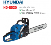 Máy cưa xích HD-8520 (Lam 20'', xích Hyundai 34 mắc)